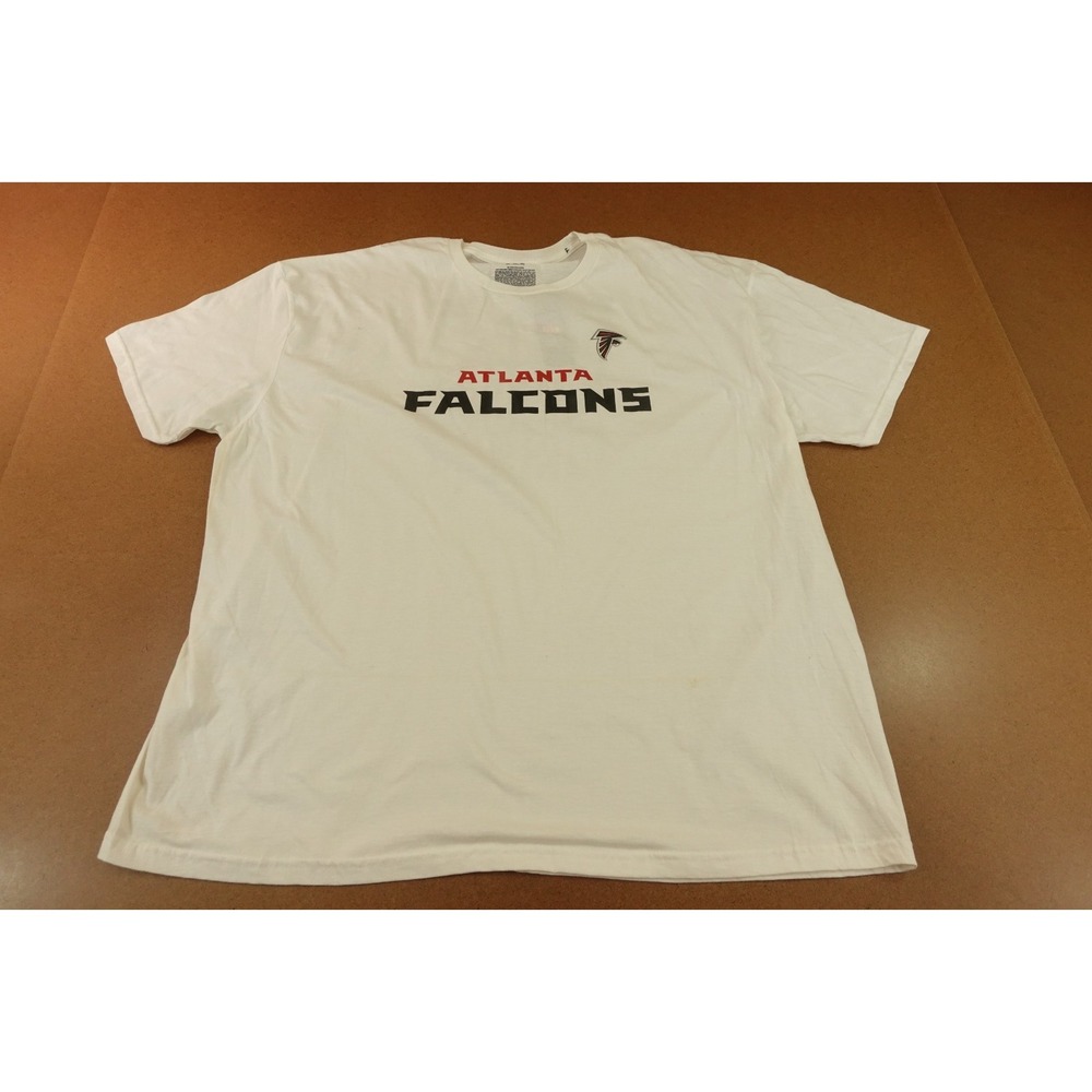 Atlanta Falcons Fanatics Mens Size 3XL White Short Sleeve Graphic T-Shirt NWT